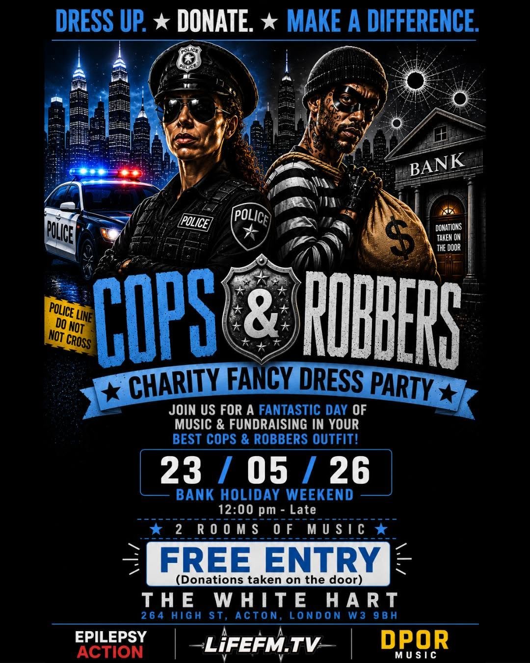 DPOR Music event poster — 23 May 2026